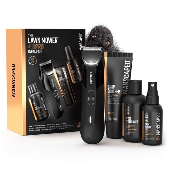 MANSCAPED The Lawn Mower 4.0 Pro Refined Package, Includes The Lawn Mower 4.0 Pro, Crop Preserver, Crop Reviver, Crop Soother