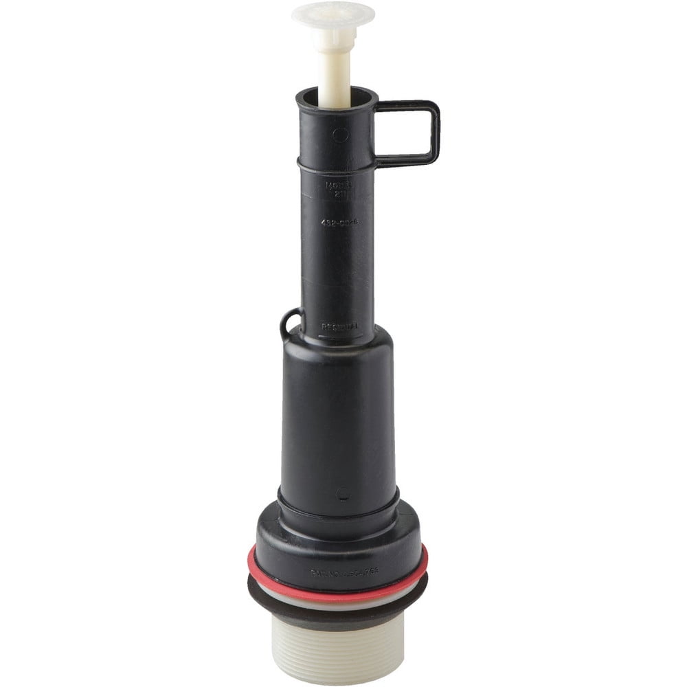 White Plastic Manual Toilet Flush Valve Replacement