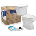 thumbnail image 1 of Mansfield 131Ctk Pro-Fit 1.6 Gpf Two-Piece Round Toilet Complete Kit - White, 1 of 1