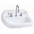 thumbnail image 1 of Mansfield 2018Hbns-Lo-8 Grand Isle 22" Vitreous China Wall Mounted Bathroom Sink - White, 1 of 1