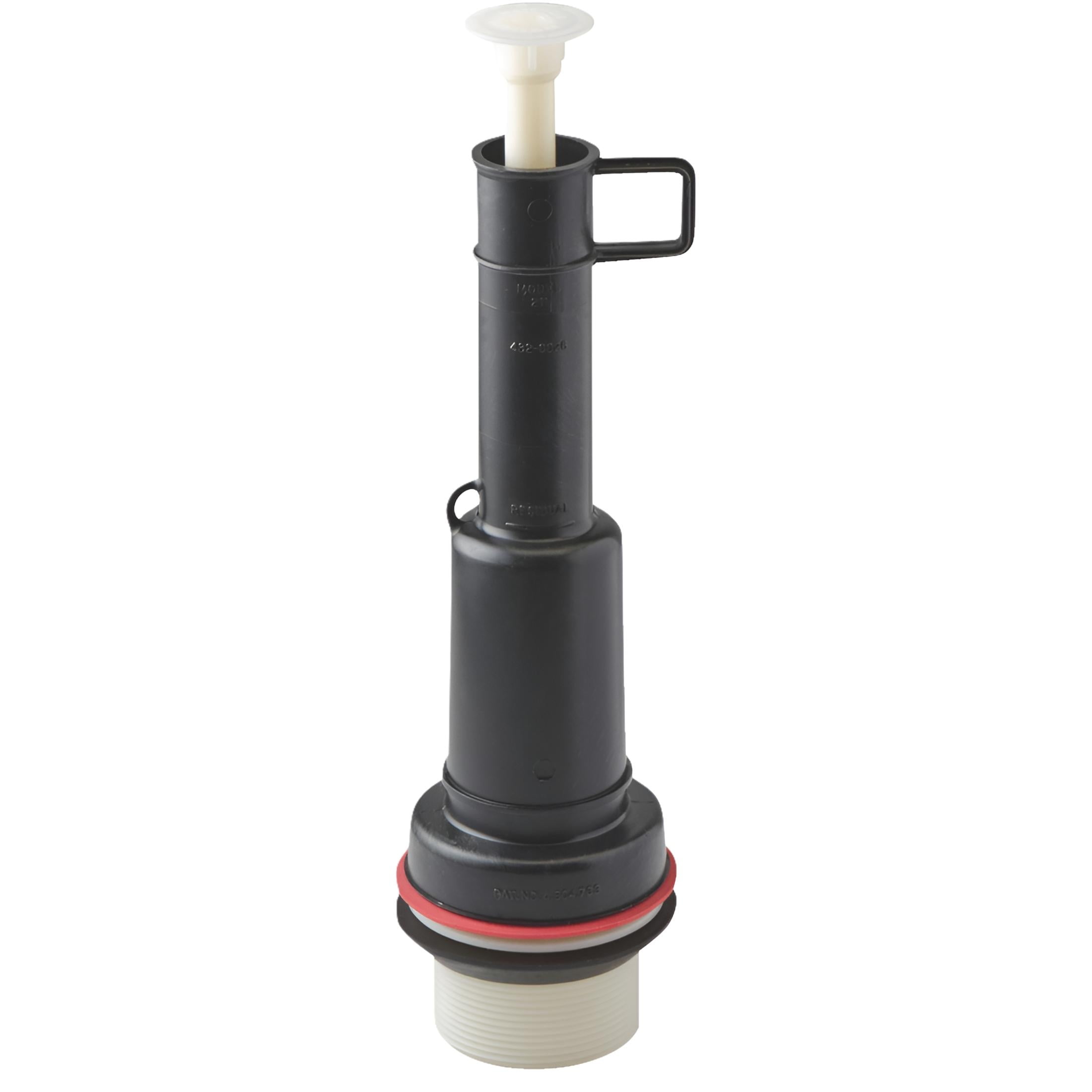 Mansfield Black and White Plastic Flush Valve