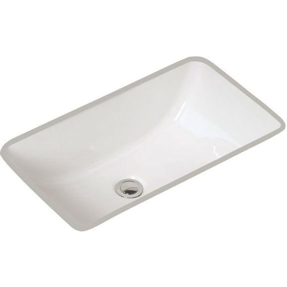 Mansfield 218Ns Petite Covington 21-3/8" Vitreous China Undermount Bathroom Sink - White