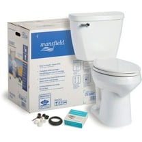 Mansfield 384Ctk Summit 1.6 Gpf Two-Piece Elongated Comfort Height Toilet Complete Kit -
