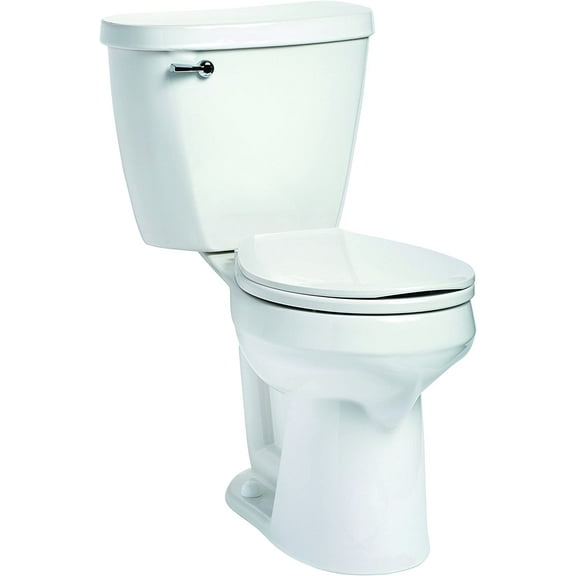 Mansfield Plumbing 388.386.WHT Summit Round SmartHeight Toilet, White