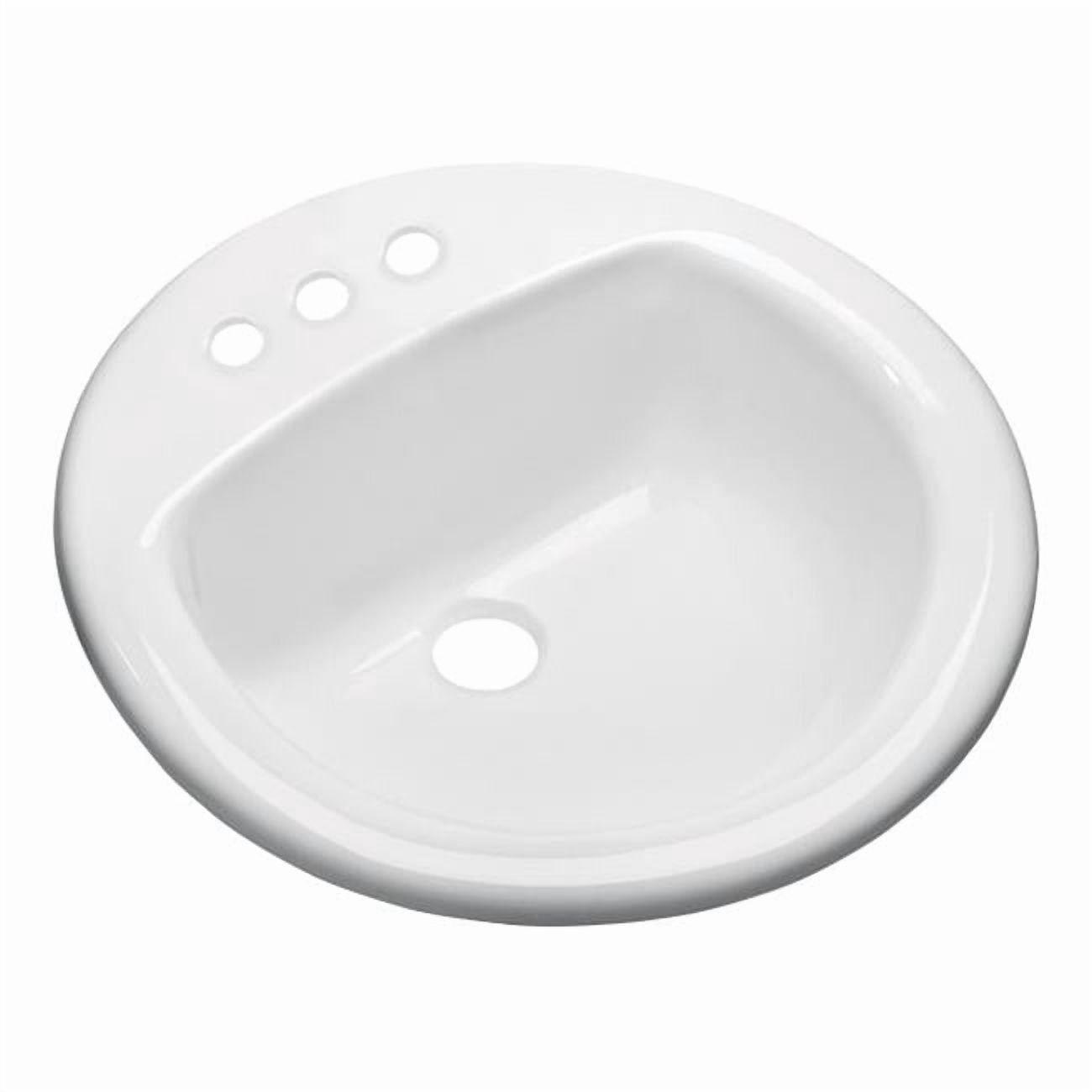 Mansfield  4 in. MS Vitreous China Bathroom Sink, White