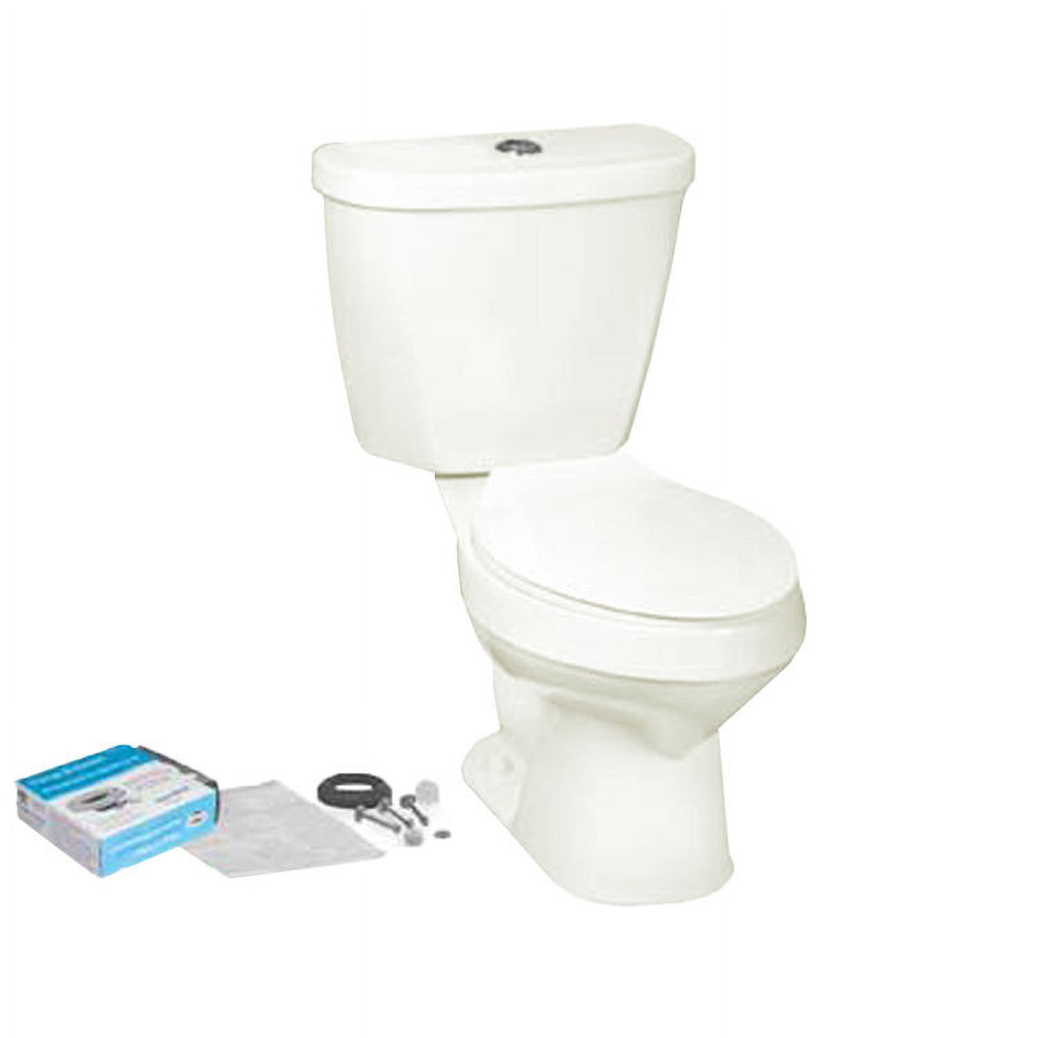 Mansfield 4382CTKBone Summit Dual Flush Elongated Bowl Toilet