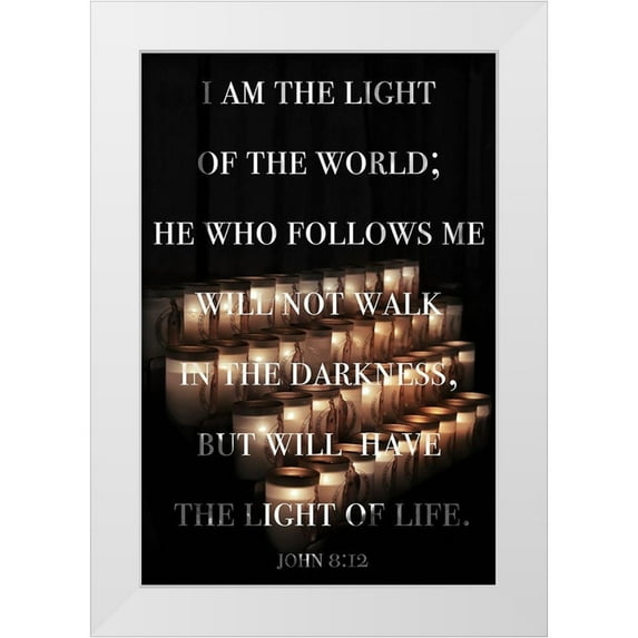 Mansfield, Kathy 11x14 White Modern Wood Framed Museum Art Print Titled - The Light of Life