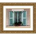 thumbnail image 1 of Mansfield, Kathy 14x12 Gold Ornate Wood Framed with Double Matting Museum Art Print Titled - Fountain La Vacleuse Window, 1 of 4