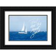 thumbnail image 1 of Mansfield, Kathy 18x13 Black Ornate Wood Framed with Double Matting Museum Art Print Titled - Travel Does The Heart Good, 1 of 4