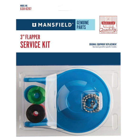 Mansfield Plumbing: 3 Inches Replacement Flapper 630-0207 2Pk