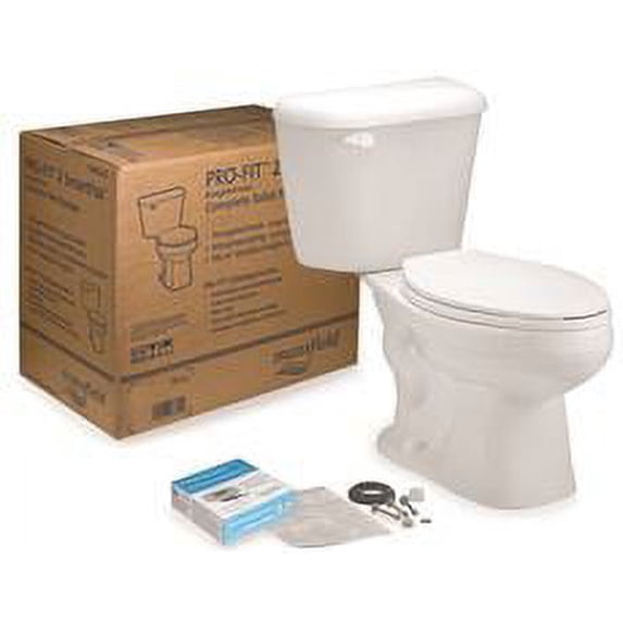 Mansfield Pro-Fit3 Watersense High-Efficiency Ada Elongated Toilet In A Box, 1.28 Gpf