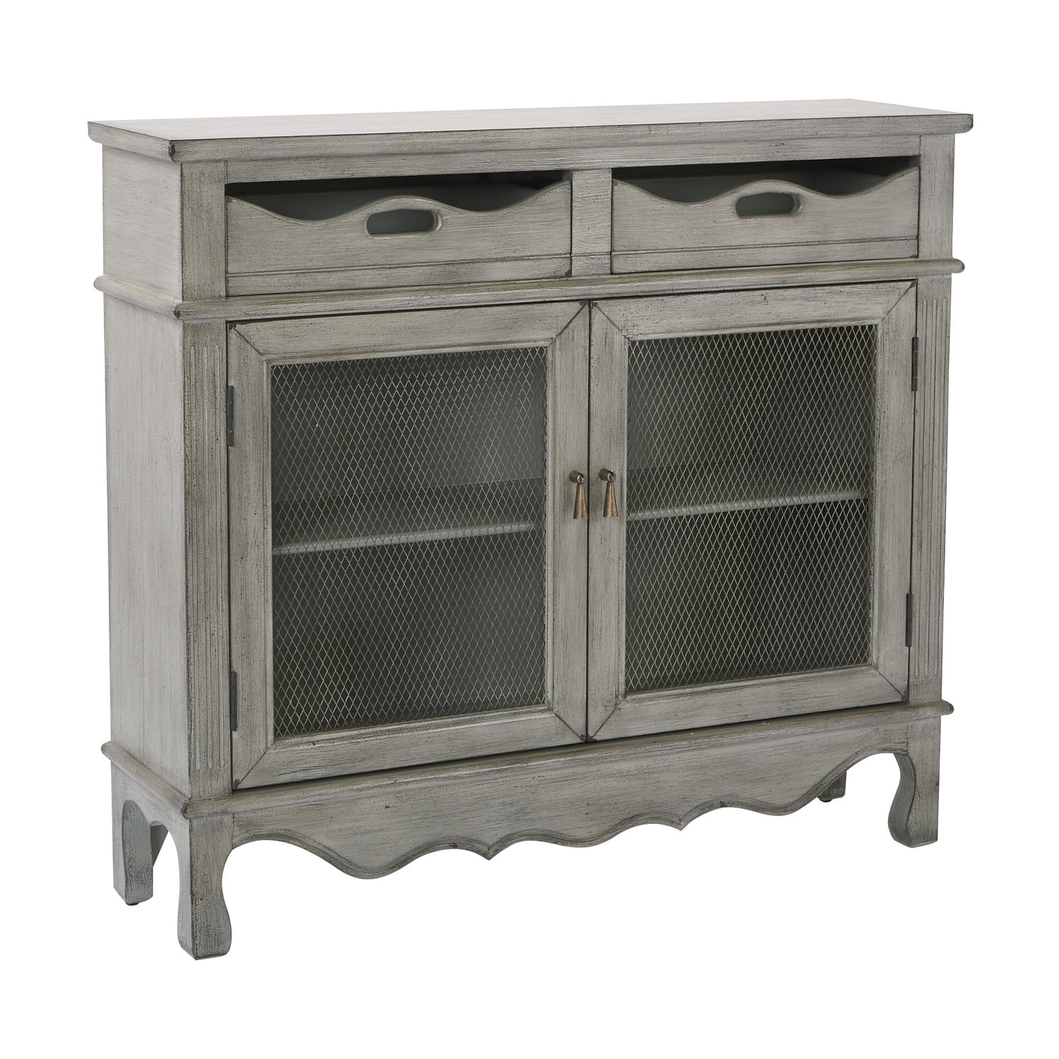 Mansfield Storage Console-Color:Ash Grey - Walmart.com