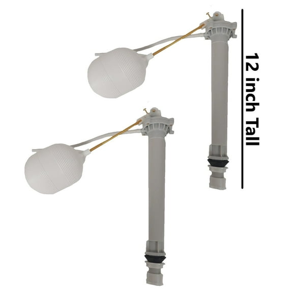 Mansfield and Universal Rundle Ballcock Fill Valve 12 inch 2 pack