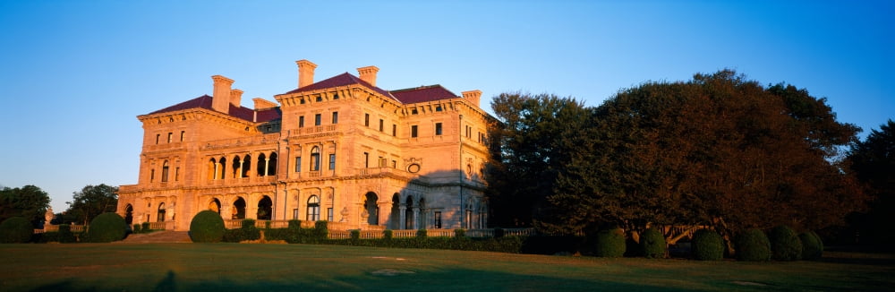 Mansion The Breakers Ochre Point Avenue Newport Rhode Island USA Canvas Art - Panoramic Images (6 x 18)