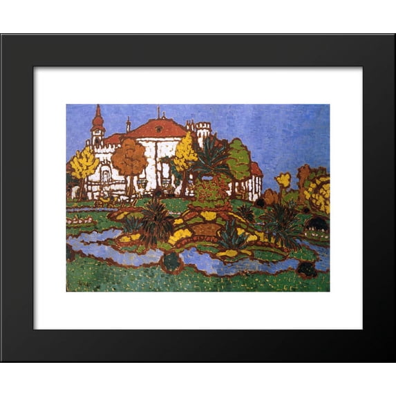 Mansion at Geszt 20x24 Framed Art Print by Rippl-Ronai, Jozsef