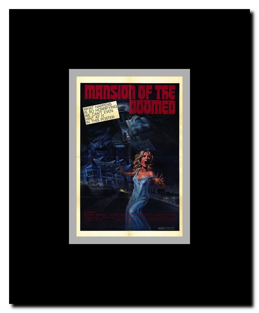 Mansion of the Doomed Framed Movie Poster