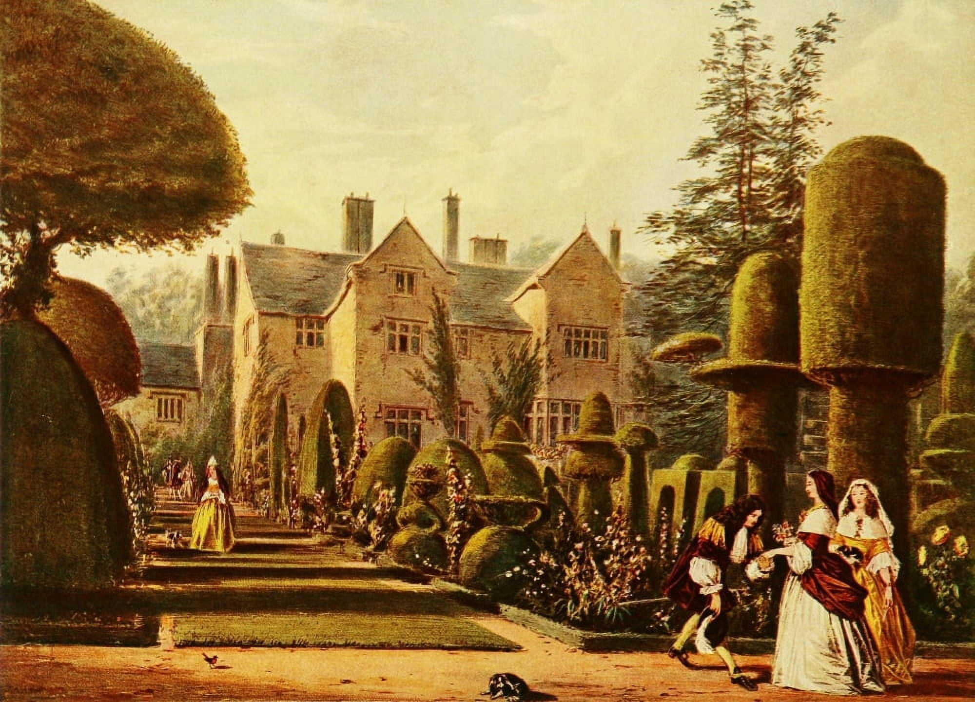 Mansions of England 1912 Levens Canvas Art - Joseph Nash (18 x 24)