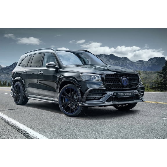 Mansory Mercedes-Benz SUV GLS-Klasse Art Wall Decor - 24x36 Inch Glossy Laminated Poster - Stunning Detail and Bold Colors