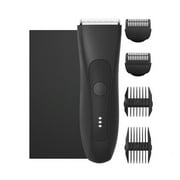 Manspot 4 in 1Electric Body Hair Shaver-Groin Hair Trimmer, Ball Trimmer for Men - Replaceable Ceramic Blade Heads,USB Recharge,Waterproof Male Hygiene Razor Safe Quick Gifts Cordless Gentle