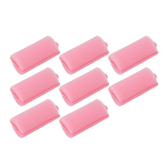 Manss Foam Roller,8 Pcs Sponge Rollers Set, Self-Grip Heatless Foam Curlers for Long, Medium & Short Hair, Hair Volumizing Rollers(1.18x2.64 inch,Random Color)