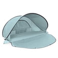 thumbnail image 1 of Picnic Time Manta Portable Beach Tent with Carry Bag and UPF 50+ UV Protection, Light Blue, 1 of 11