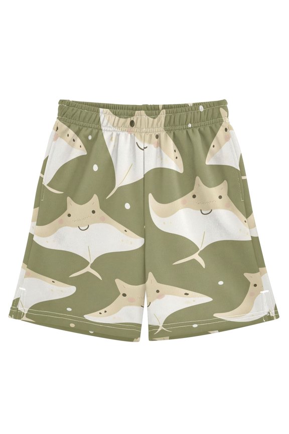 Manta Ray Athletic Shorts Breathable with Comfort Fit Drawstring Casual Sweatshorts X-Large