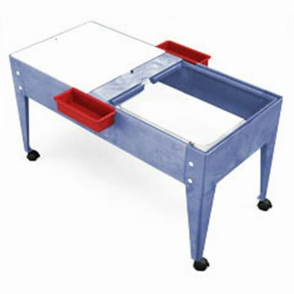 Manta Ray S10744 Double Mite Activity Center with 2 9 in. d Clear Tubs And Casters