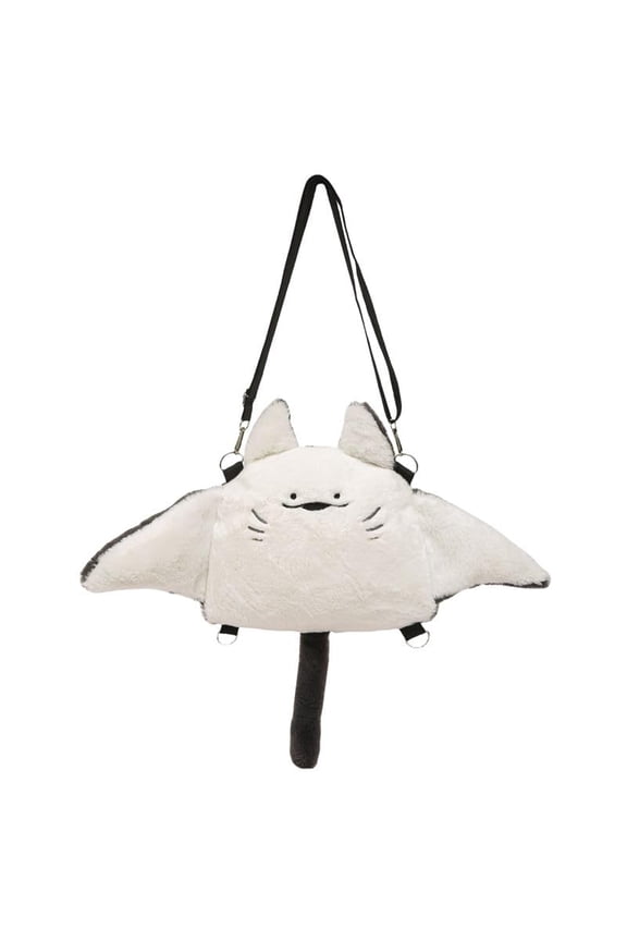 Manta Ray Plush Backpack, Animal Backpack, Cartoon Mini backpack, Crossbody Bag