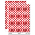 thumbnail image 1 of Manta Ray 200+ Round Stickers - Red - Matte Finish - 0.50" Size, 1 of 3
