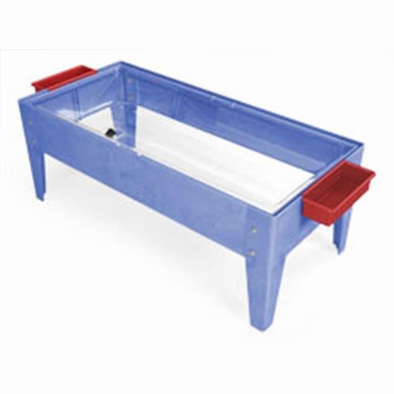Manta Ray S9018 Clear Liner Sand And Water Activity Center with Lid No Casters - Blue Frame