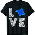 thumbnail image 1 of Manta Ray Stingray Sea Ocean Creatures Animals Lovers T-Shirt, 1 of 4