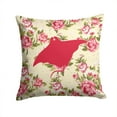 thumbnail image 1 of Manta ray Shabby Chic Yellow Roses  Fabric Decorative Pillow, 1 of 4