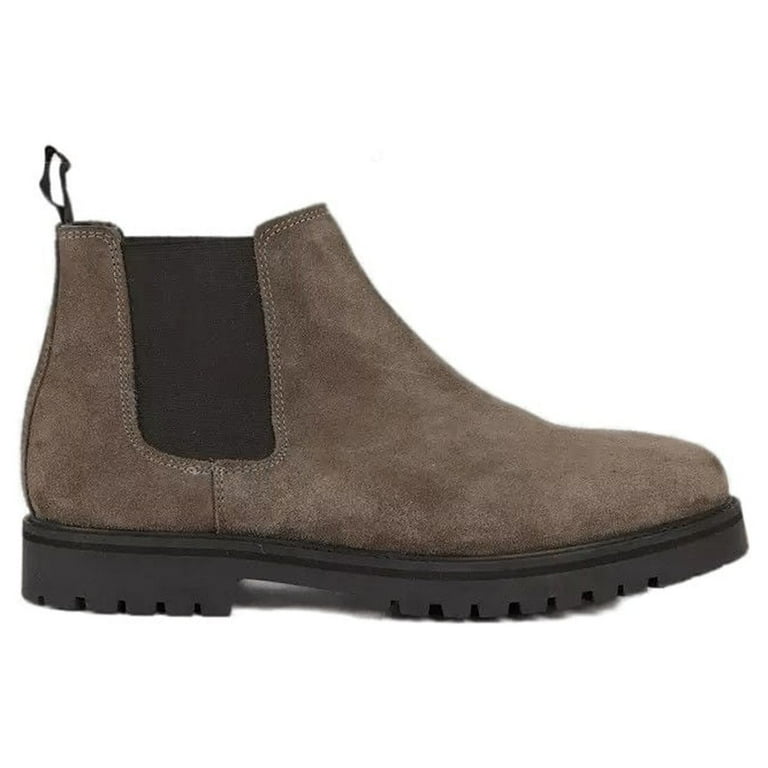 Ankle Boots with Contrasting Lining for Men