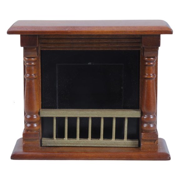 Mantel 1:12 Realistic Fireplaces Model Mantel Decorative Pretend Play