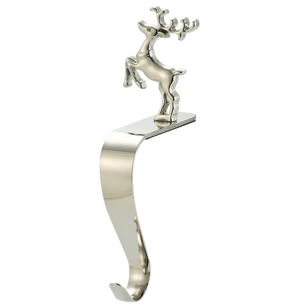 Mantel Shelf Christmas Stocking Holders, Christmas Mantel Stocking Hooks