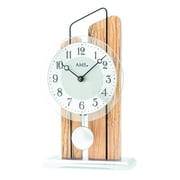 Mantel-clock with quartz movement from AMS