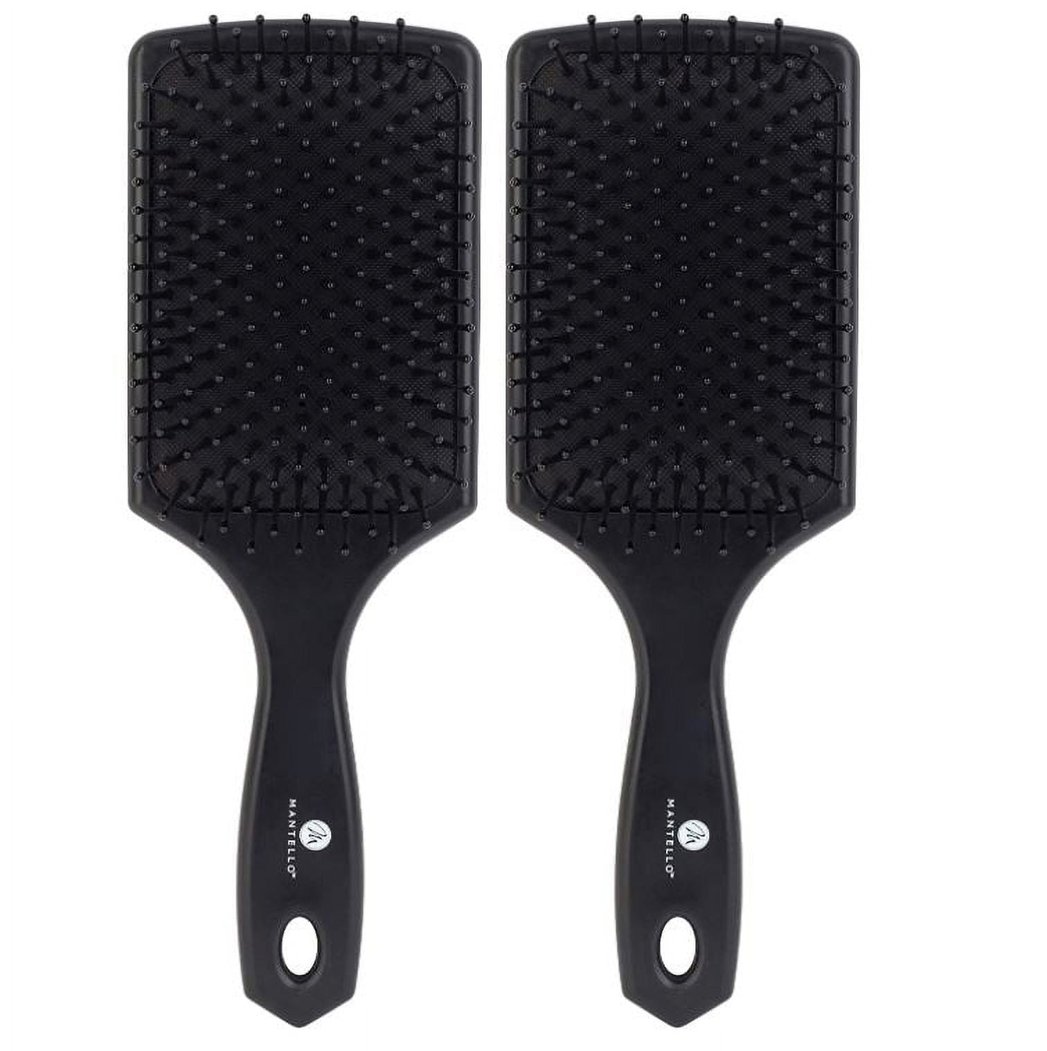 Mantello 2 Pack Paddle Hair Brushes for Women Paddle Brush Hairbrush for Women Detangler