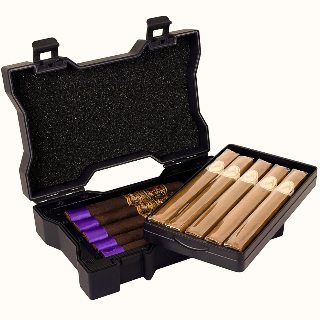 Mantello Cigars Case Cigar Travel Case with Cigar Accessories, Cigar