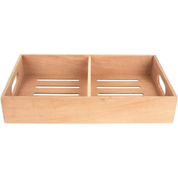 Mantello Spanish Cedar Cigar Tray - Adjustable Divider, for Humidor or Walk-in Closet