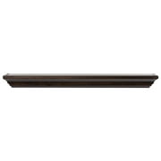 Mantels Direct Colton 60" Floating Wood Fireplace Mantel Shelf - Chocolate
