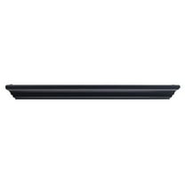 Mantels Direct Colton 72" Floating Wood Fireplace Mantel Shelf - Black
