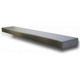 thumbnail image 1 of Mantels Direct Titus 12"D x 68"W x 2.5"H Metal Fireplace Mantel Shelf - Brushed Stainless Steel, 1 of 2