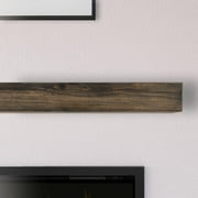Mantels Direct Vail 72-in x 4-in Farmhouse Wood Fireplace Mantel Shelf - Driftwood