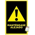 thumbnail image 1 of Mantengase Alejado (Keep Out) Wall Poster, 14.725" x 22.375", 1 of 3