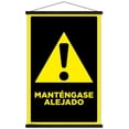 thumbnail image 1 of Mantengase Alejado (Keep Out) Wall Poster with Wooden Magnetic Frame, 22.375" x 34", 1 of 3