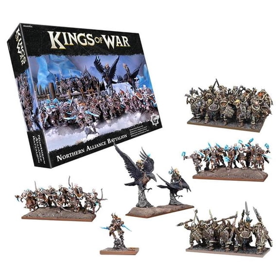 Mantic Entertainment MGCKWL107 Kings of War 4th Edition Northern Alliance Battalion Miniature