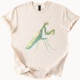 thumbnail image 1 of Mantis Insect Bug Nature Lover Detailed Graphic T-Shirt, 1 of 4