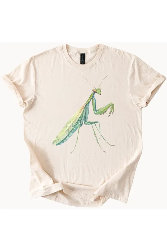 Mantis Tee Insect Shirt Bug Graphic Nature Lover Size S-5Xl Heygategoo Tee