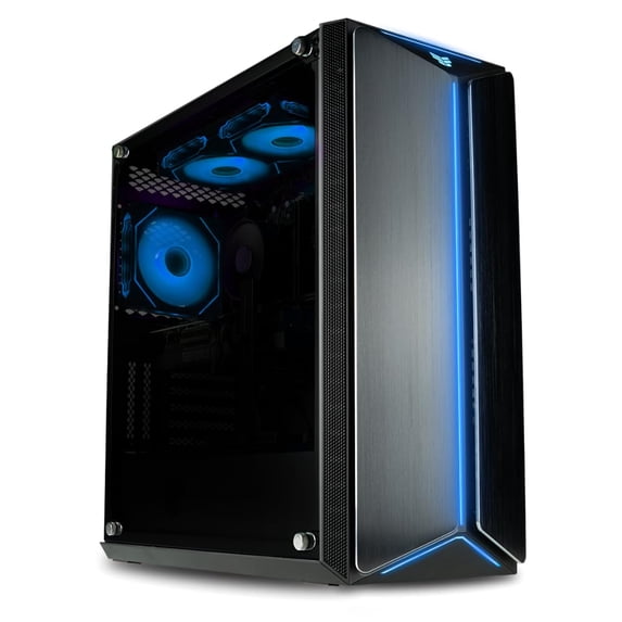 Mantis V2 - RTX 5070, Ryzen 7 5700X, 32GB RAM, 1TB NVMe Gen4 SSD, Prebuilt Gaming Desktop PC w/Windows 11 Pro, 3-Year Warranty, RGB Gamer Keyboard+Mouse, Internal Wi-Fi 6E, RJ45, 3X DP & HDMI