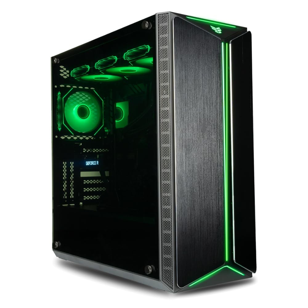 Mantis V2 - RTX 5070, 24-Core Ultra 9 285K, 32GB DDR5 RAM, 1TB Gen4 SSD, Liquid Cooled Gaming Desktop PC w/Windows 11 Pro, 3-Year Warranty, RGB Gamer Keyboard+Mouse, Internal Wi-Fi 6E, 3X DP & HDMI